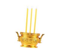 Folpus Brûleur d'encens électronique, bâton d'encens électronique, bougie LED sans flamme pour le nouvel an