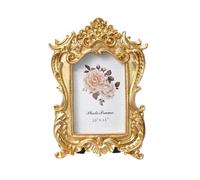 Folpus Cadre photo décoratif en relief, européen, orné, idéal pour décorer une table de chevet pendant les fêtes.