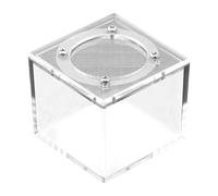 Folpus Cage D'élevage en Acrylique pour Reptiles et vers à Soie, CarrÉ