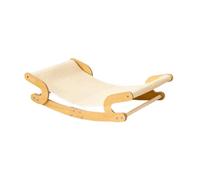 Folpus Canapé Griffoir pour Chat Lit Hamac Rocking Sofa Tapis Suspendu Résistant et Cadre Bois Joints Vissés pour Durabilité Favorise Griffades Naturelles, Beige, Style to 5