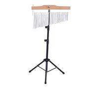 Folpus Carillon à vent à barre, instrument de percussion robuste, portable, haut de gamme, performant, à une rangée, 25 Remarque