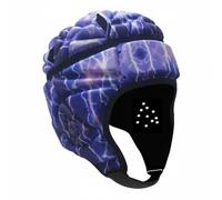 Folpus Casque de Protection pour Enfant Doté d'Absorption de Chocs EVA Casque de Rugby en Polyester et Mousse Casque d'Impact, Éclair, Enfant