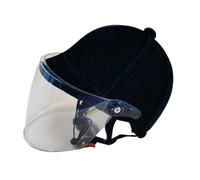 Folpus Casque d'équitation Ajustable et léger, Style Chevalier, équipement Complet d'équitation, Miroir Blanc