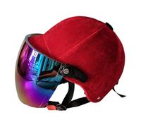 Folpus Casque d'équitation, équipement de Chapeau équestre, Chapeau de Chevalier pour Hommes et Femmes, Casque équestre, avec Miroir Coloré