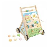 Folpus Chariot de Marche Bébé Activités Musique roulettes Animaux Motricité Fine Engrenages Compartiment Adapté aux Développement Salle de Jeu Animation Familiale, Style B