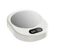 Folpus Chauffe-tasse Intelligent, Chauffe-tasse électrique pour Boissons, Idéal pour La Maison, Blanc