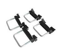 Folpus Clips de Fixation en U pour Coffre de Toit, Supports en U, Accessoires Professionnels, boulons pour Porte-Bagages de Toit, 6 Cm 4 Pièces