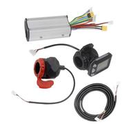 Folpus Contrôleur de Vélo Électrique Panneau D'Affichage Numérique Kit Complet et Accessoires en Métal Stable Adapté Au Remplacement et à La Maintenance, avec Câble