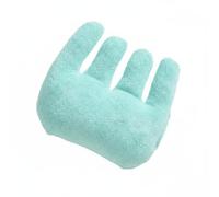 Folpus Coussin de Rééducation Main Coussinet Exerceur Poignet Doigts Poignée Aide à la Réouverture des Doigts en Éponge et Garnissage Moelleux Poids Léger, Vert Clair