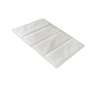 Folpus Coussin de siège de Camping, Coussin d'assise d'extérieur, Tapis d'assise pour Parc, Plage, pêche, White S