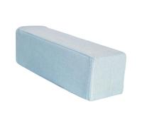Folpus Coussin repose-bras de canapé, coussin repose-bras de canapé, tête de lit rectangulaire de qualité supérieure, d'accoudoir en mousse haute densité, Bleu Clair