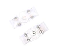 Folpus Crampons à glace, pointes à neige avec 5 tiges en acier pour l'escalade, Clair