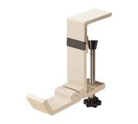 Folpus Crochet de Bureau Crochet de Table Porte Parapluie Support Sac à Dos Rangement Écouteurs Fixation Solide sans Vis pour Organisation Maison Bureau, Blanc Laiteux