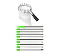 Folpus Cueilleur de Fruits à Tige épissée, Outil de cueillette Facile, Portable et Polyvalent avec Sac de Collecte 400 cm pour Citron, Poire, Pomelo,