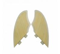 Folpus Dérive de Surf Planche Dérive Aileron Surf Aileron Central Finition Placage Bambou et Fibre Verre Fixation Double Onglet Maniabilité Fluide Adaptée