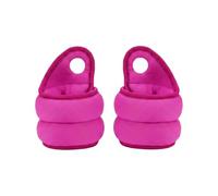 Folpus Enfant Sandbag Cuff Poids Bracelet Résistance Exercices Caoutchouc Soutien Sécurité Confort Entraînement Convenable pour, Rose Vif, 1KG Paire / 0.5KG Chacun Pour Moins De 60kg