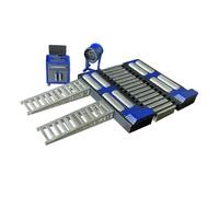 Folpus Ensemble D'outils de Réparation Automobile Miniatures à L'échelle 1/64, Robuste et Réaliste, Idéal pour Décorer Une Scène de Garage Miniature, Bleu