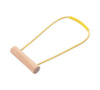 Folpus Entraîneur de Poignet Renforcement Avant-Bras Outil de Pratique de Bras Sangle avec Manche Bois Tube Résistance Latex Adapté pour Entraînement Maison, Diamètre 3.5 Cm