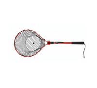 Folpus Épuisette Pliable Épuisette de Pêche Filet Télescopique Manche en Alliage d'Aluminium Prise Sûre Maille Silicone Séchage Rapide Adaptée aux