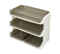 Folpus Étagère de rangement pour modèle de voiture, présentoir multicouche multi-usages, vitrine pour voiture jouet 1/64 pour poupées, jouets moulés sous, 3 Couches