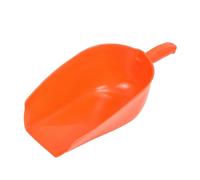 Folpus Feed Pelle de Distribution Alimentaire Louche Doseuse Trémie Renforcée à Grande Capacité pour Mesurer Compléments et Manipuler Granulés Adaptée à, Orange Large Thick