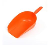 Folpus Feed Pelle de Distribution Alimentaire Louche Doseuse Trémie Renforcée à Grande Capacité pour Mesurer Compléments et Manipuler Granulés Adaptée à, Orange Thickened