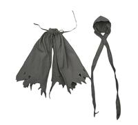 Folpus Figurine articulée à l'échelle 1/12, Cape et Chapeau, vêtements Miniatures, Mini-déguisements Tendance, Unisexe, pour Hommes et Femmes de 6 Pouces, Noir