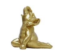 Folpus Figurine d'éléphant de, statuette décorative de collection, petit objet de décoration pour la maison, le bureau, le salon de thé ou comme, Style B