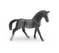 Folpus Figurine Jument Statue Cheval Animal Miniature Jouet PVC Finition Manuelle Simulation Enseignement Reconnaissance Espèces Convient Apprentissage Exposition Décorative, Trakehner Mare