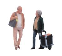 Folpus Figurines au 1/64e, maquettes miniatures, scènes collection, micro-, accessoires cinéma, décorations, dioramas à faire soi-même, 2 Pièces