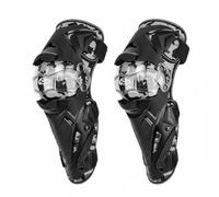 Folpus Genouillères Protège Genou Tibia Étendus Dissipation Choc Enveloppe Rigide Bandes Ajustables Ajustement Serré PC Adapté aux Déplacements Journaliers, Noir