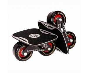 Folpus Glisse Board Compact | Antidérapant, Patins Dérive, Planche, pr Skate Urbain, Adultes, Adolescents, Roue Rouge