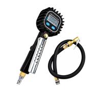 Folpus Gonfleur Pneu Portable Manomètre Numérique Intégré Précis Jauge Pression s Pneus Numérique Buse d'air à Lecture Facile pr Garage