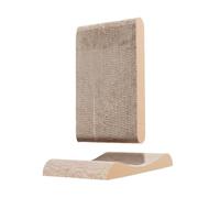 Folpus Griffoir pour Chat Panneau de Grattage Insert Remplaçable Planche à Griffer Carton Ondulé Résistant Qui Détourne des Canapés Surface Rugueuse pour, T-Forme Cactus Recharge