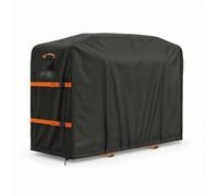 Folpus Housse de Support Kayak Bâche Complète Couverture pour Rack Capot Protecteur Abri Zippé Pratique Oxford 210D avec, 145 32 57 Pouces 368 81 145cm, Moderne Et Simple, Noir 600D PVC