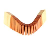 Folpus Instrument de Percussion En Bois pour La Pédagogie, En Forme de Serpent, Idéal pour L'éveil Musical et L'apprentissage Précoce. Robuste E