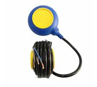 Folpus Interrupteur Flotteur pour Eaux Usées Contrôleur Niveau Pompe Activation Automatique Protection Contre Débordement , Flotteur Rond pour Eaux Usées avec Câble De 10 Mètres