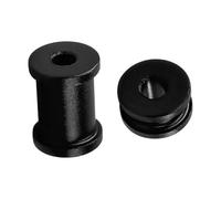 Folpus Isolateur Arrière pour Voiture RC, Robuste, Support de Réparation et D'entretien, Pièce de Rechange de Qualité Supérieure En Alliage D'alumini, Noir