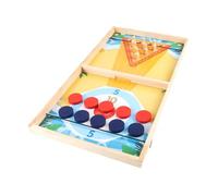 Folpus Jeu de plaque de rondelle rapide jeu de hockey de table interactive portable, jeux de bowling pour les enfants de fête familles enfants adultes