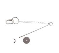 Folpus Jouets de balançoire pour Poulet Brochette de légumes Support Robuste pour friandises de Poulet Mangeoire Suspendue pour légumes Jouet pour Petits, L