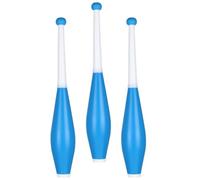 Folpus Juggling Performance Prop Bâton Manipulation Club Jongleur Accessoire Animation Structure Ergonomique Caoutchouc Résistance Adaptée aux Spectacles Activité Scénique, Bleu