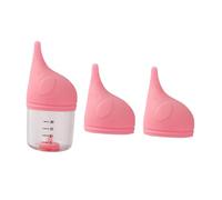 Folpus Kit d'alimentation pour Chatons avec et Dispositif Anti-étouffement, Rose