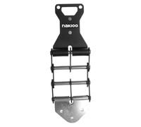 Folpus Kit de conversion de boucle de ceinture à outils, axe de remplacement en acier inoxydable, clip de chaîne polyvalent en alliage d'aluminium, Noir