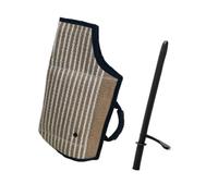 Folpus Kit de Dressage Professionnel pour Chiens, bâton de Dressage pour Chiens, Jouet à mâcher, Protection de Dressage, Manchon de Bras pour Mordre Les, 2 Pièces