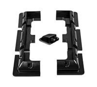Folpus Kit de Support de Montage pour Panneaux Solaires, Montage pour Camping-Car, Supports de Toit Robustes pour Toits, Capots de Voiture et Camping-Cars, Noir