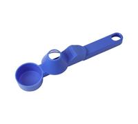 Folpus Kit d'entonnoir à café, cuillère doseuse, Outil de Cuisine Portable, Facile à Nettoyer et réutilisable, Bleu