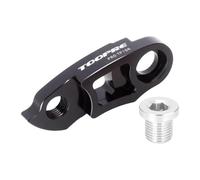 Folpus Kit d'extension de Patte de de vélo, Accessoire, pour Volant d'inertie 34-52 Dents, pièces, rallonge Robuste, Alliage, Noir