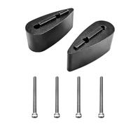 Folpus Kit réglage la Hauteur des prolongateurs Guidon pour vélo : léger, Rapide à Installer, avec cale à Angle réglable (1 Paire), 20mm