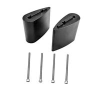 Folpus Kit réglage la Hauteur des prolongateurs Guidon pour vélo : léger, Rapide à Installer, avec cale à Angle réglable (1 Paire), 40mm