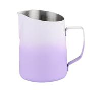 Folpus Lait moustillant pichet Jug Tasse de mousseur de Lait Facile à Utiliser, Violet